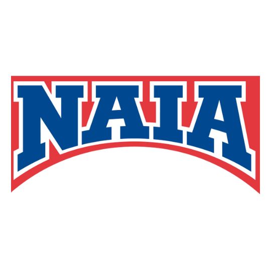NAIA logo with red, white, and blue colors for the 2026 NAIA Outdoor Track & Field Championship.