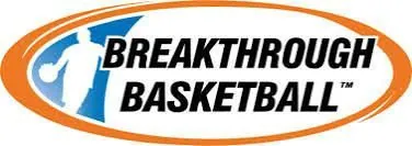 Breakthrough Basketball logo with a silhouette of a basketball player.